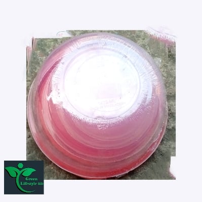 Picture of Rainbow color food box multipurpose use four piece round shape, food grade plastic for kitchen and dining use (1475 ml) - Multicolor