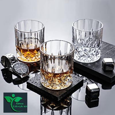 Picture of Transparent Water & Juice Glass Set of 6 – 235ml Medium Size (Model N201T) | Classic Drinking Glasses for Milk, Sharbat & Cocktails - Transparent 6 pcs