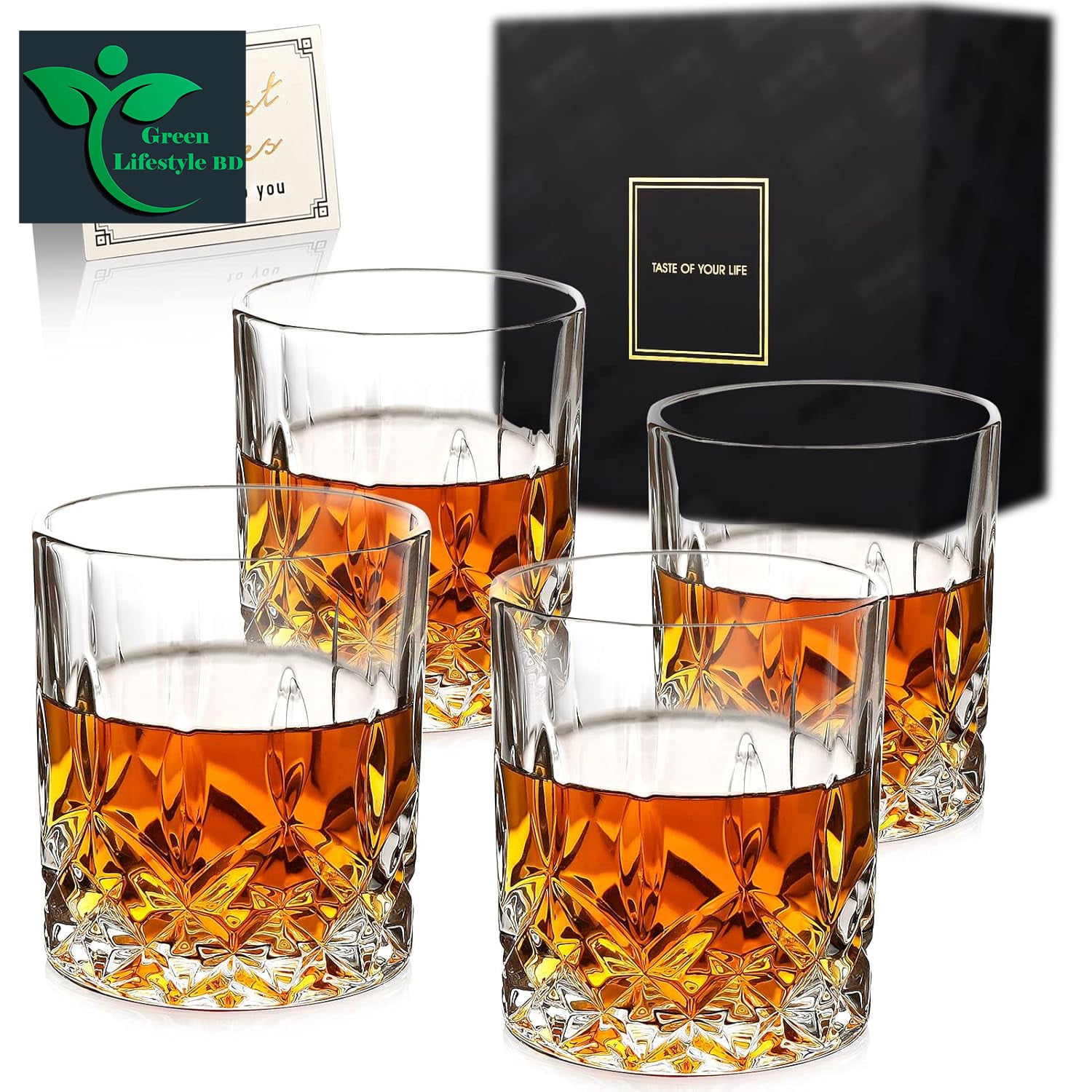 Picture of Transparent Water & Juice Glass Set of 6 – 235ml Medium Size (Model N201T) | Classic Drinking Glasses for Milk, Sharbat & Cocktails - Transparent 6 pcs