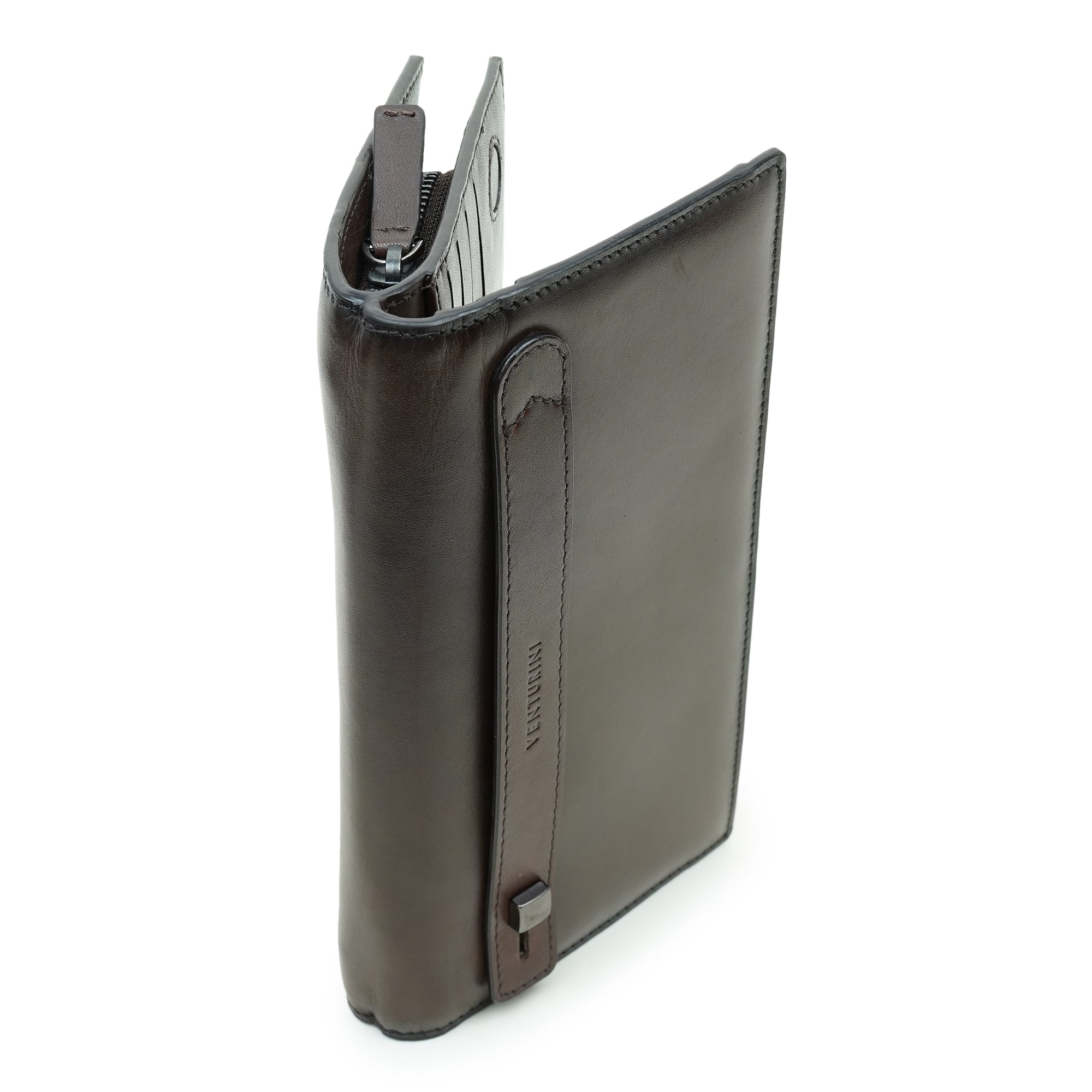 Picture of Venturini Men’s Long Wallet Dark Brown