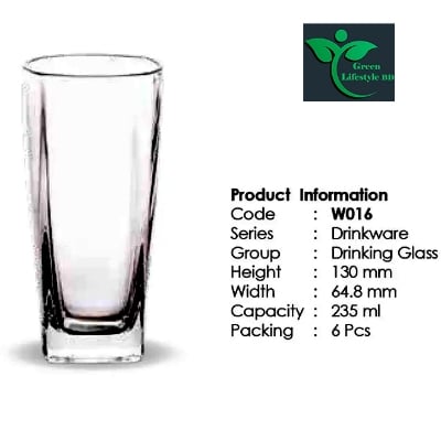 Picture of Beautiful Design 5 Angel Drinking Water Glass 6 pcs For Home, office and Restaurant - Clear