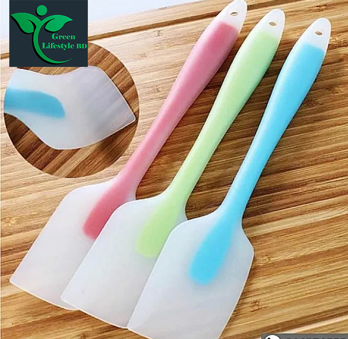 Picture of High-Quality Silicone Spoon 2 Piece Set - Upgrade Your Kitchen with This Essential Kitchen Accessory. - Multicolor