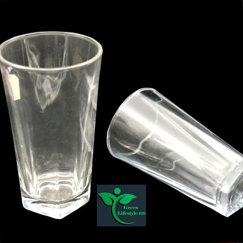 Picture of 6 pcs Beautiful Design 5 Angel Drinking Water/Juice Glass For Home, office and Restaurant - Clear