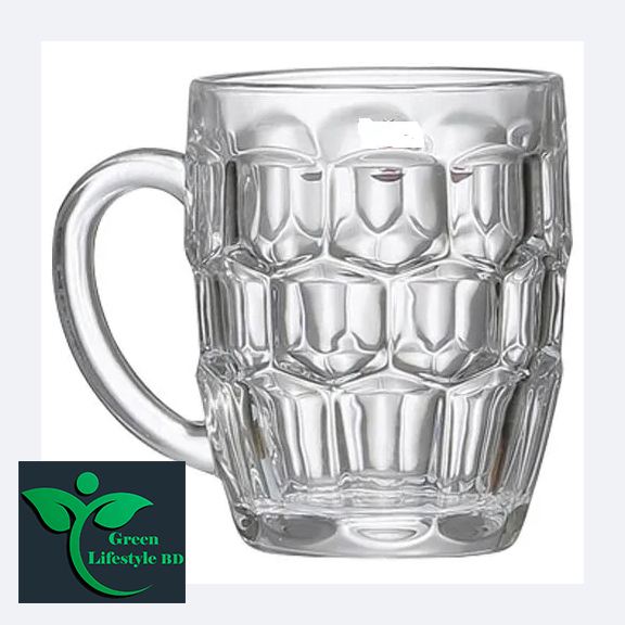 Picture of Big Size Drinkware mug 1pcs 590ml for home and office - Clear