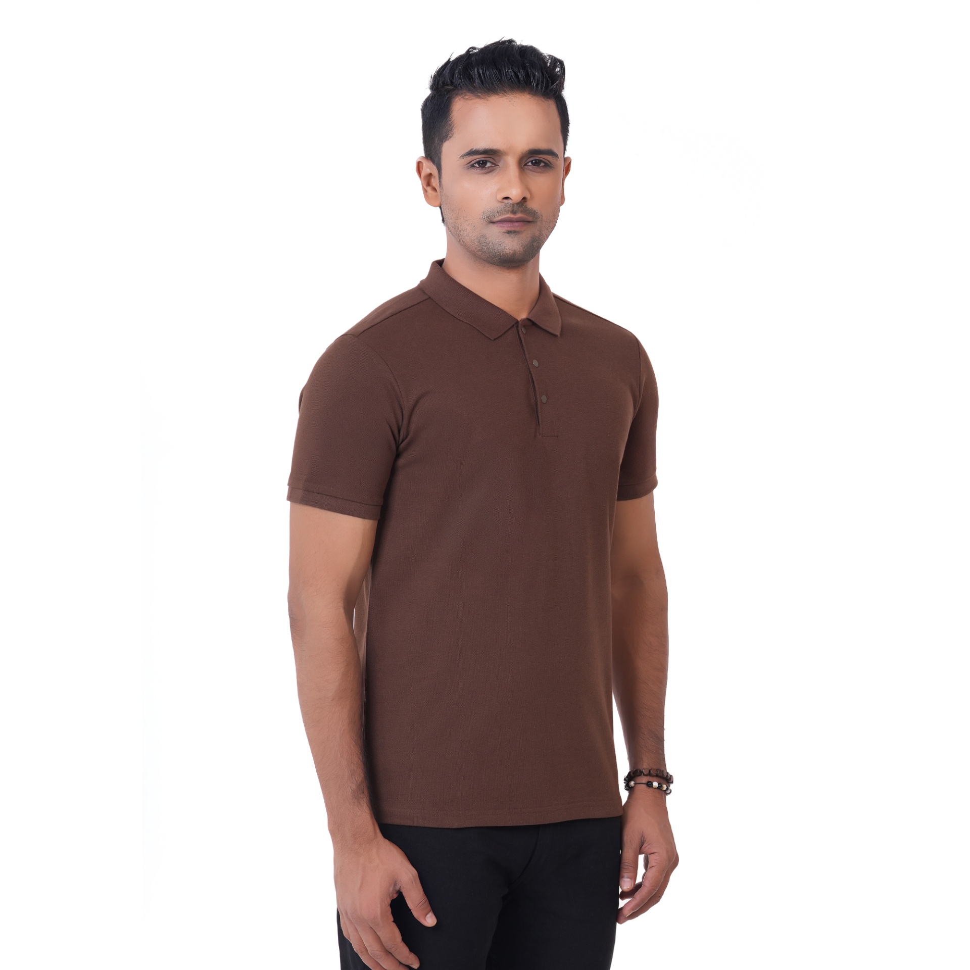 Picture of Maverick Men's Polo T-shirt  Coffee