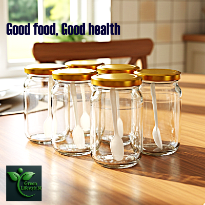 Picture of 4/6-Piece 500gm Glass Jar Set – Super Clean Kacher Jars for Kitchen Storage & Dining