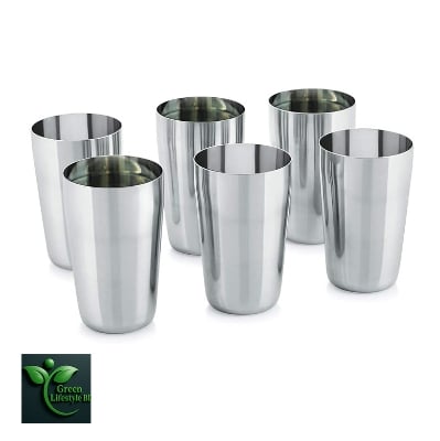 Picture of 400ml Stainless Steel Drinking Glass – Stylish, Durable & Easy to Clean, Perfect for Water, Juice & Beverages