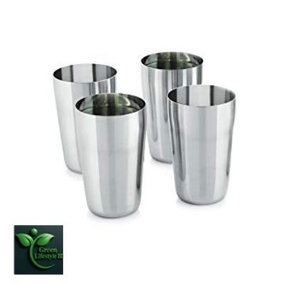 Picture of 400ml Stainless Steel Drinking Glass – Stylish, Durable & Easy to Clean, Perfect for Water, Juice & Beverages