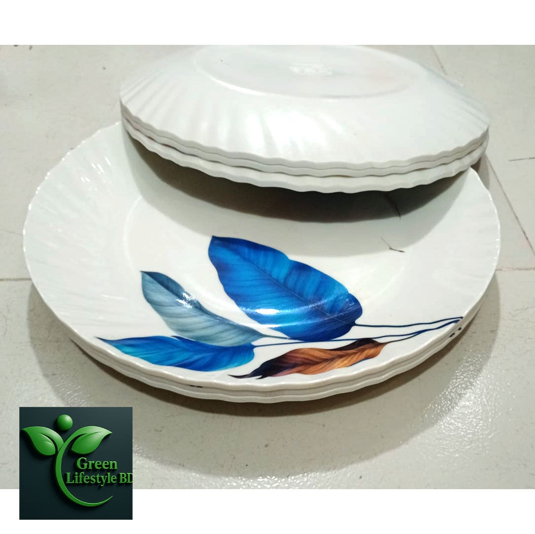 Picture of Stylish 4/6 Pcs 11 Inch Melamine Dinner Plates – Perfect for Home, Office & Restaurant Serving