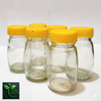 Picture of 120ml Glass Jar Set of 6 – High-Quality Glassware Food Containers with Lids for Kitchen Use