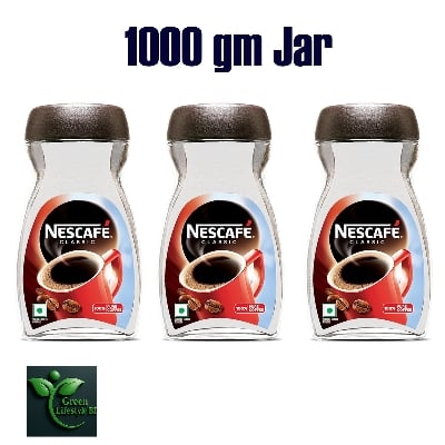 Picture of Glass Coffee Jar 1000ml – 2/3/4 Pcs Premium Quality Glass Containers for Food Storage & Kitchen Use