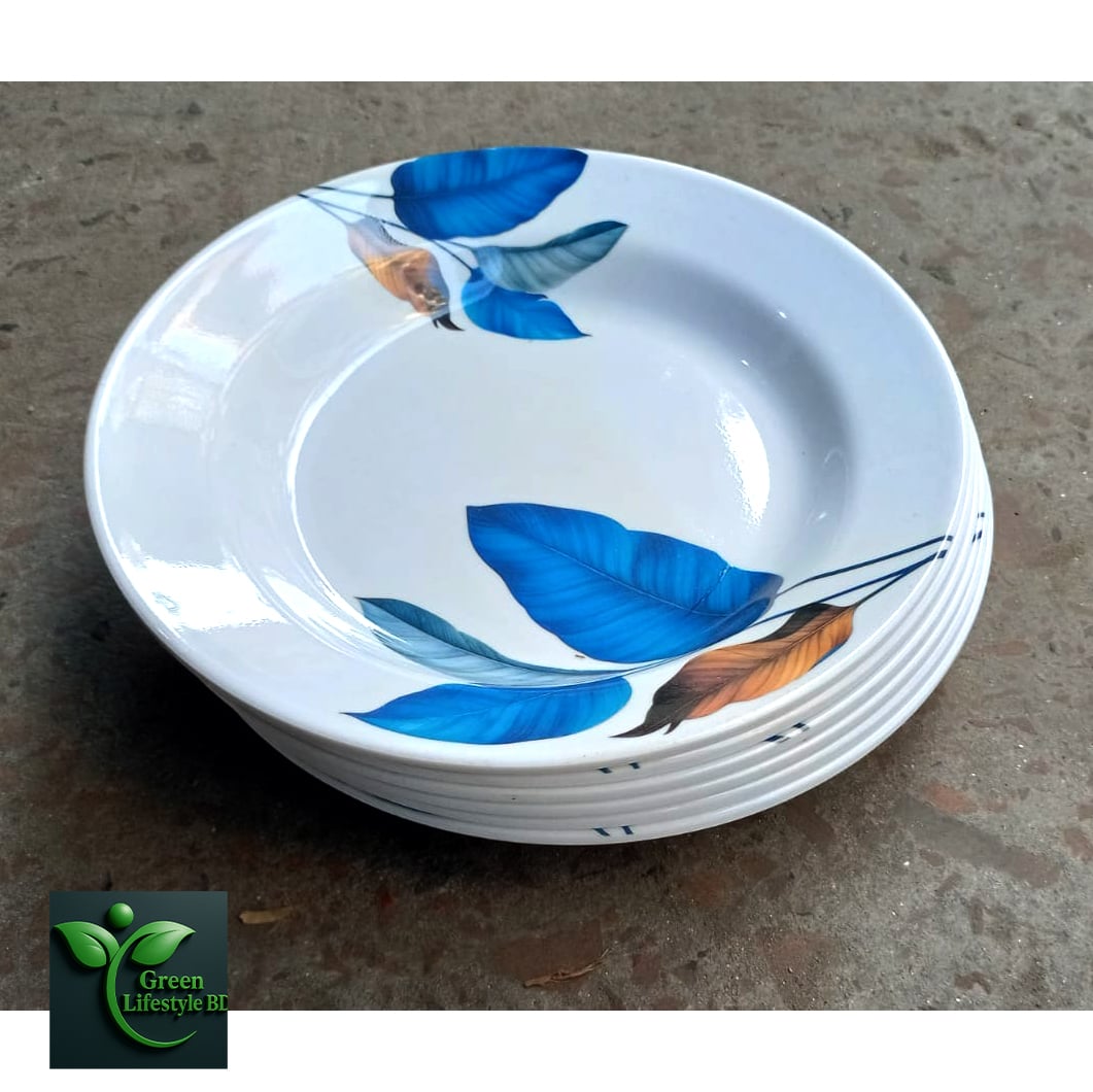 Picture of 9.5 Inch Melamine Dinner Plate Set – 4 or 6 Pcs Premium Quality Plates for Dining & Serving