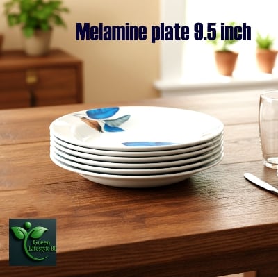 Picture of Premium 9.5 Inch Melamine Dining Plate Set – 4/6 Pcs Lightweight & Easy to Clean Plates
