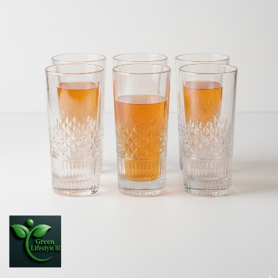 Picture of Everyday Glassware Set – 6 Pcs Heavy Tall Water Glasses for Kitchen & Dining Use (N205T) - 6 Pcs Glass