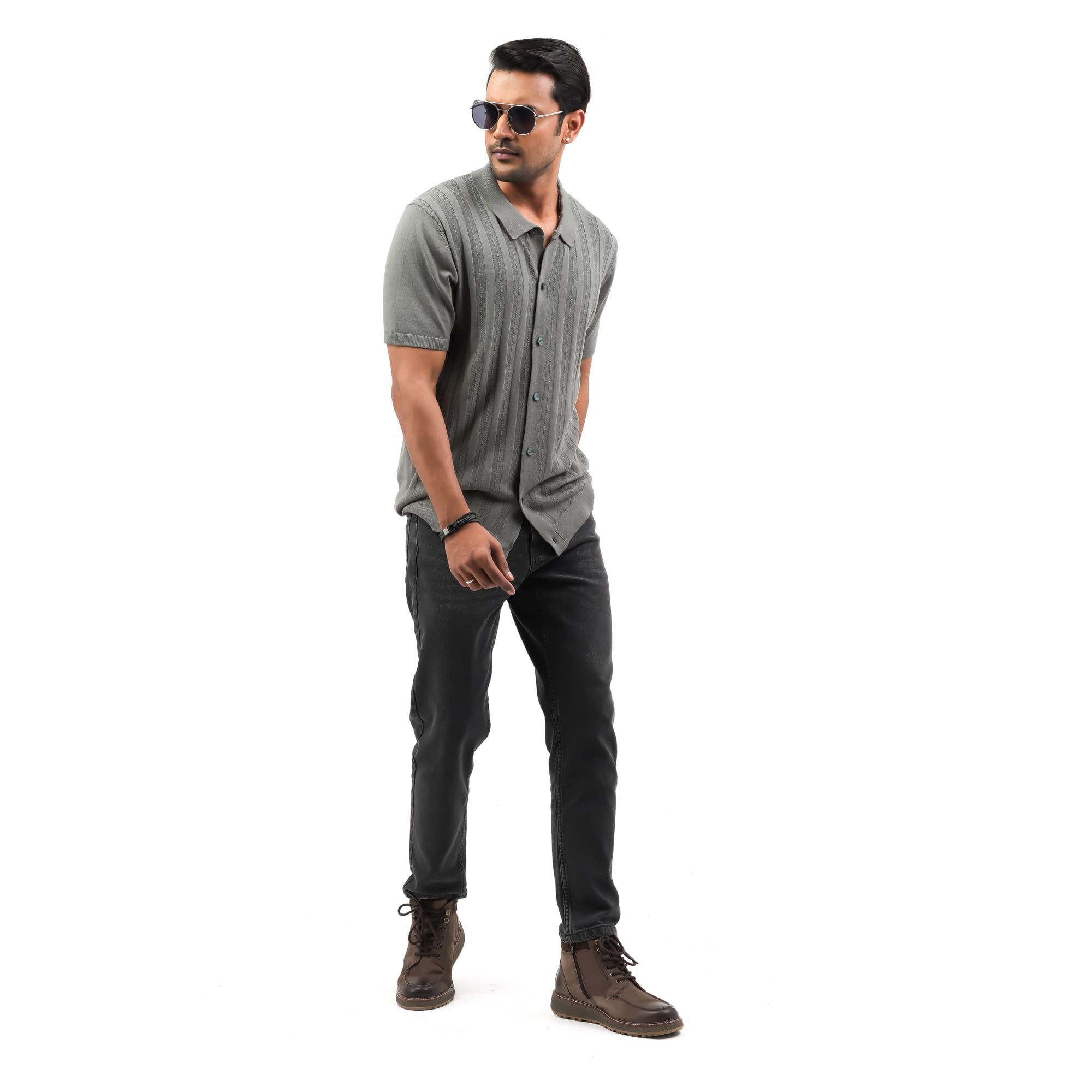 Picture of Maverick Men's Polo Shirt Grey