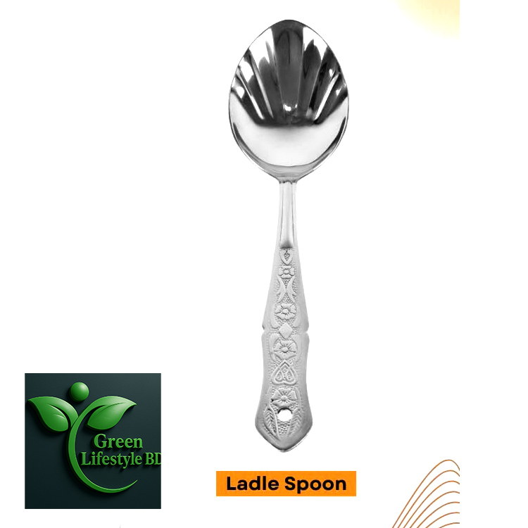 Picture of 4 Pcs Stainless Steel Serving Spoon Set – 10 Inch Durable & Stylish Kitchen Serving Tools -  Silver 4 pcs Set