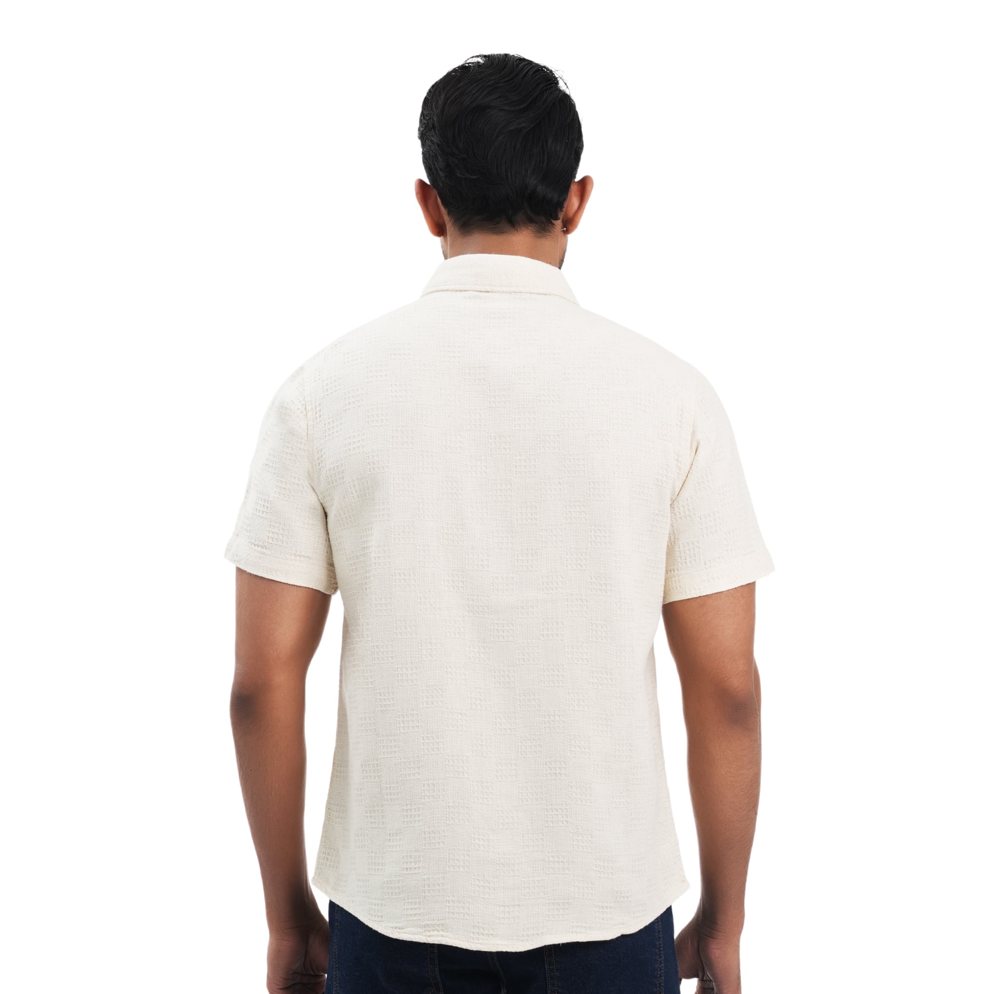 Picture of Maverick Men's Half Sleeve Shirt Beige