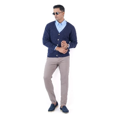 Picture of Maverick Men's Sweater Navy Blue