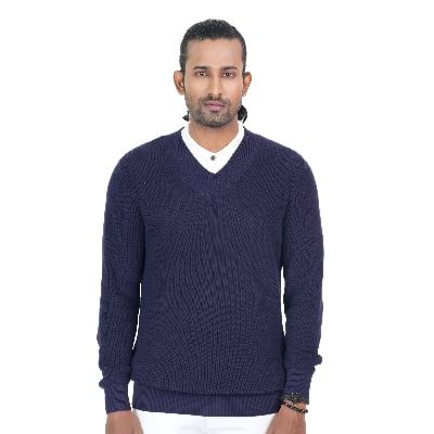 Picture of Maverick Men's Sweater Navy Blue