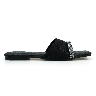 Picture of Nino Rossi Women's Flat Sandal Black
