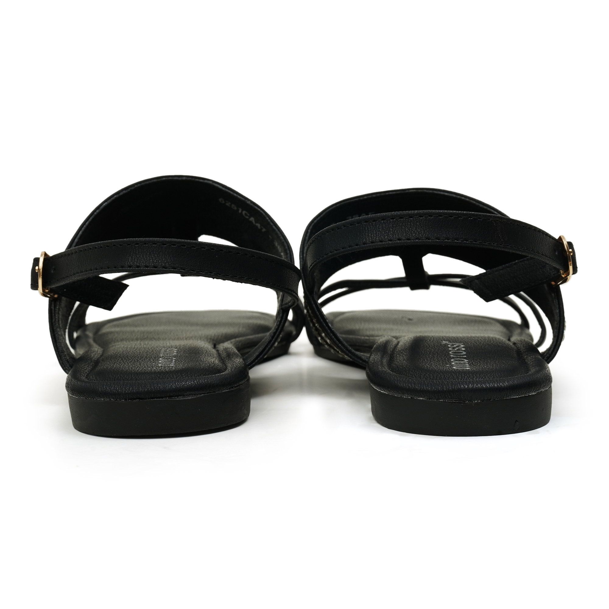 Picture of Nino Rossi Women's Back Belt Sandal Black