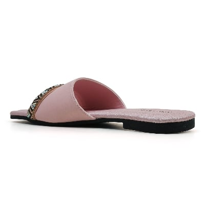 Picture of Nino Rossi Women's Flat Sandal Baby Pink