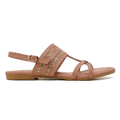 Picture of Nino Rossi Women's Back Belt Sandal Baby Pink
