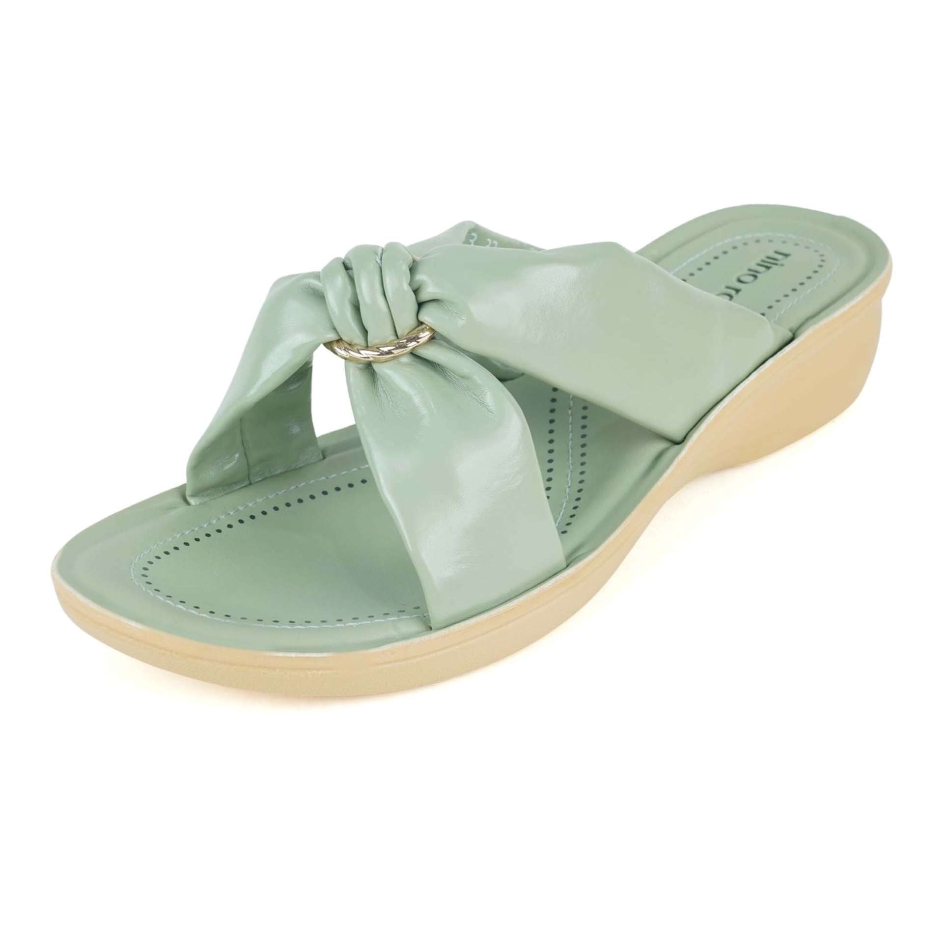 Picture of Nino Rossi Women's Mid Heel Green