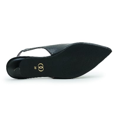 Picture of Moochie Women's Mid Heel Sandal Black