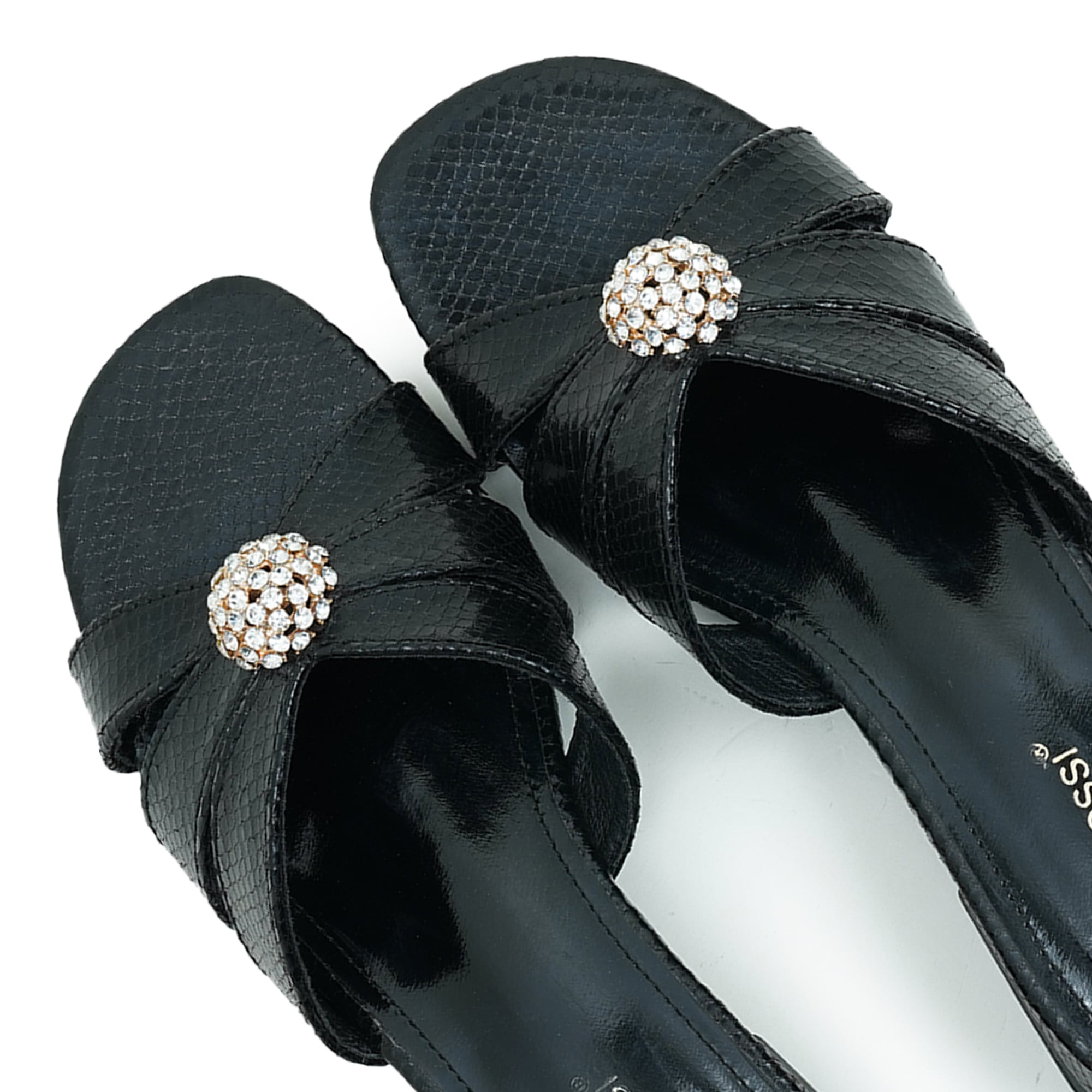 Picture of Nino Rossi Women’s Block Heel Sandal Black