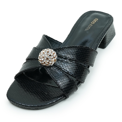 Picture of Nino Rossi Women’s Block Heel Sandal Black