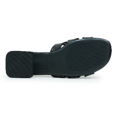Picture of Nino Rossi Women’s Block Heel Sandal Black