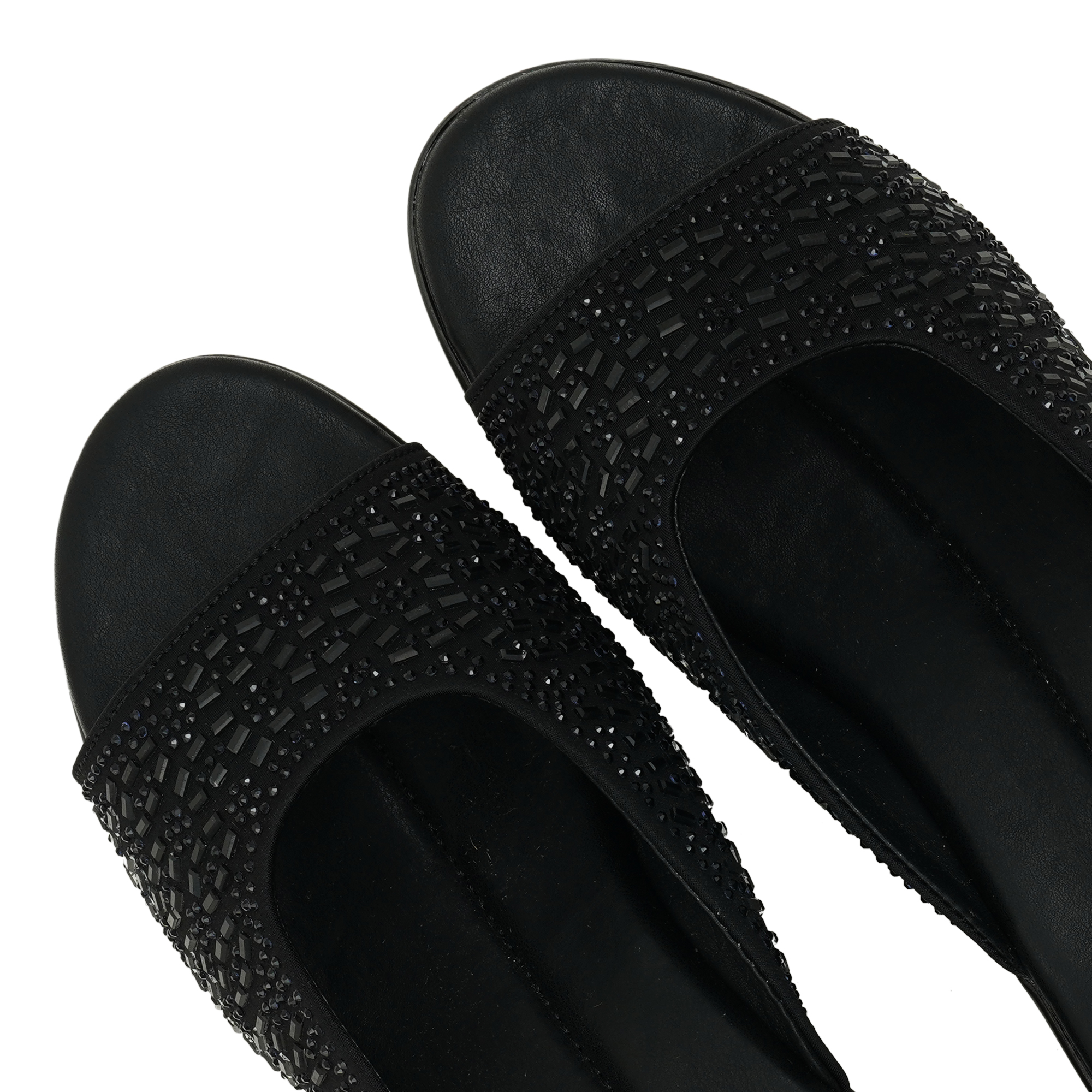 Picture of Nino Rossi Mid Heel Sandal Black