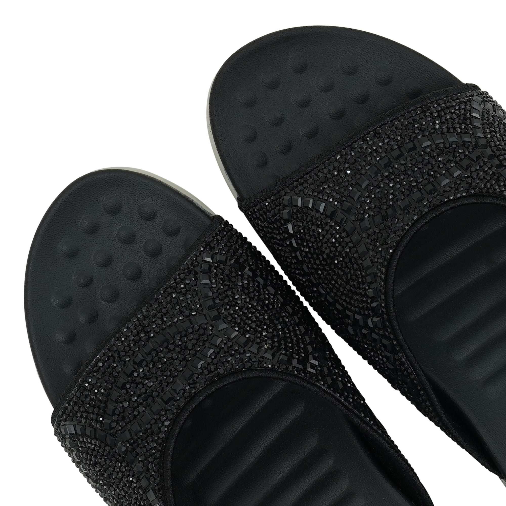 Picture of Nino Rossi Women's Mid Heel Sandal Black