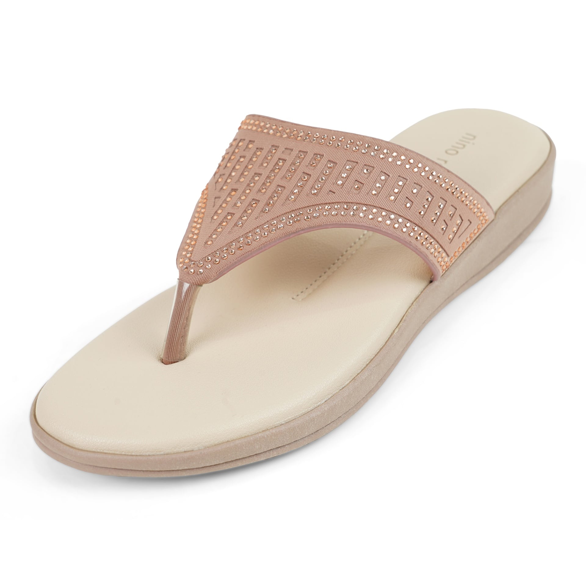 Picture of Nino Rossi Women's Thong Sandal Peach