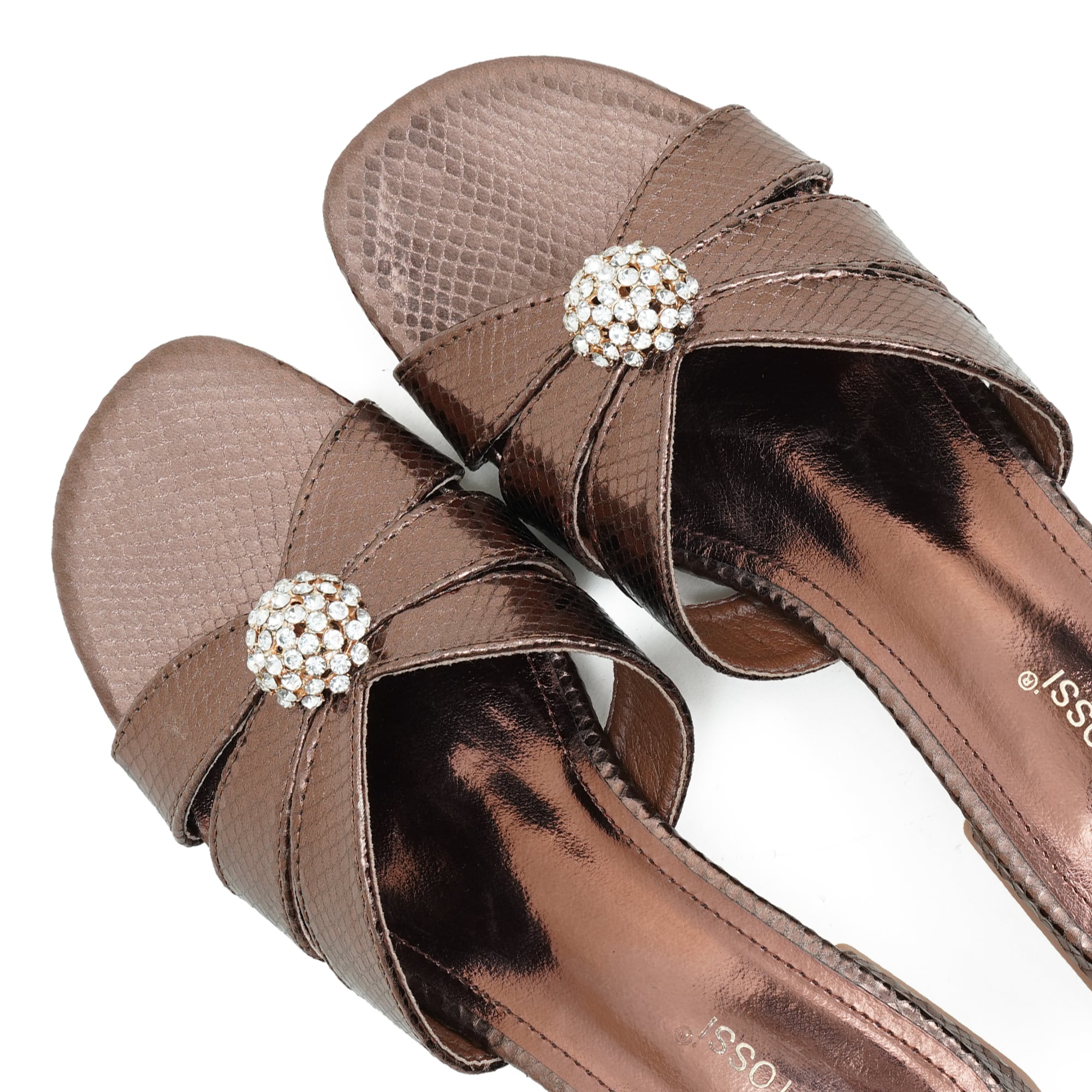 Picture of Nino Rossi Women’s Block Heel Sandal Copper