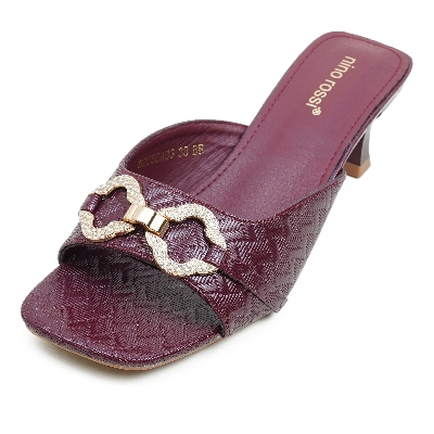 Picture of Nino Rossi Women's Block Heel Maroon