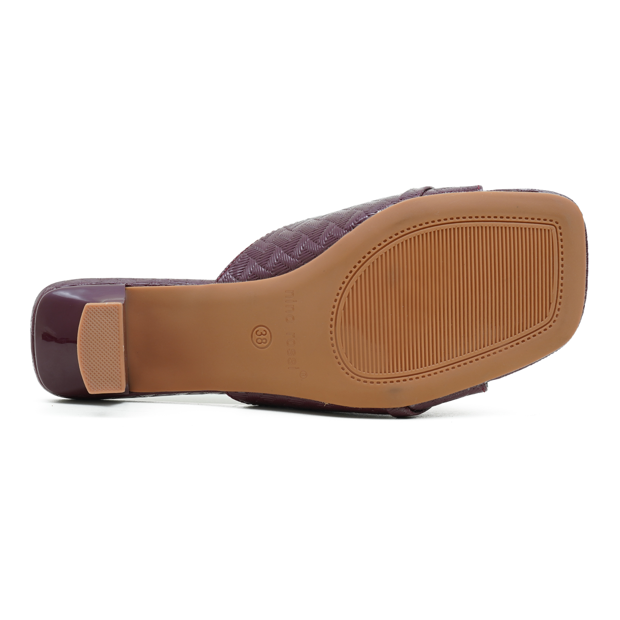 Picture of Nino Rossi Women's Block Heel Maroon