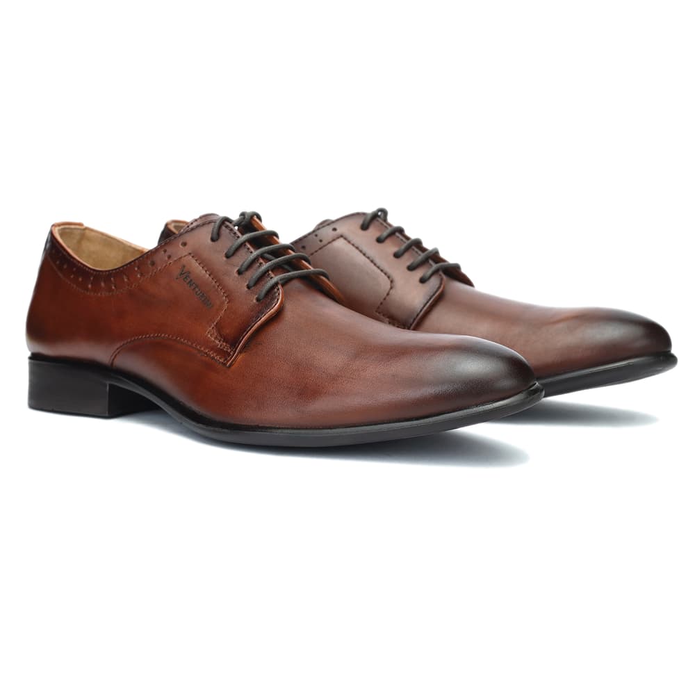 Picture of Venturini Men's Derby Shoe Brown