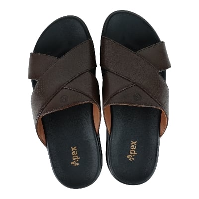 Picture of Apex Men's Slipper Brown