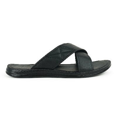 Picture of Apex Men's Cross Strap Sandal Black