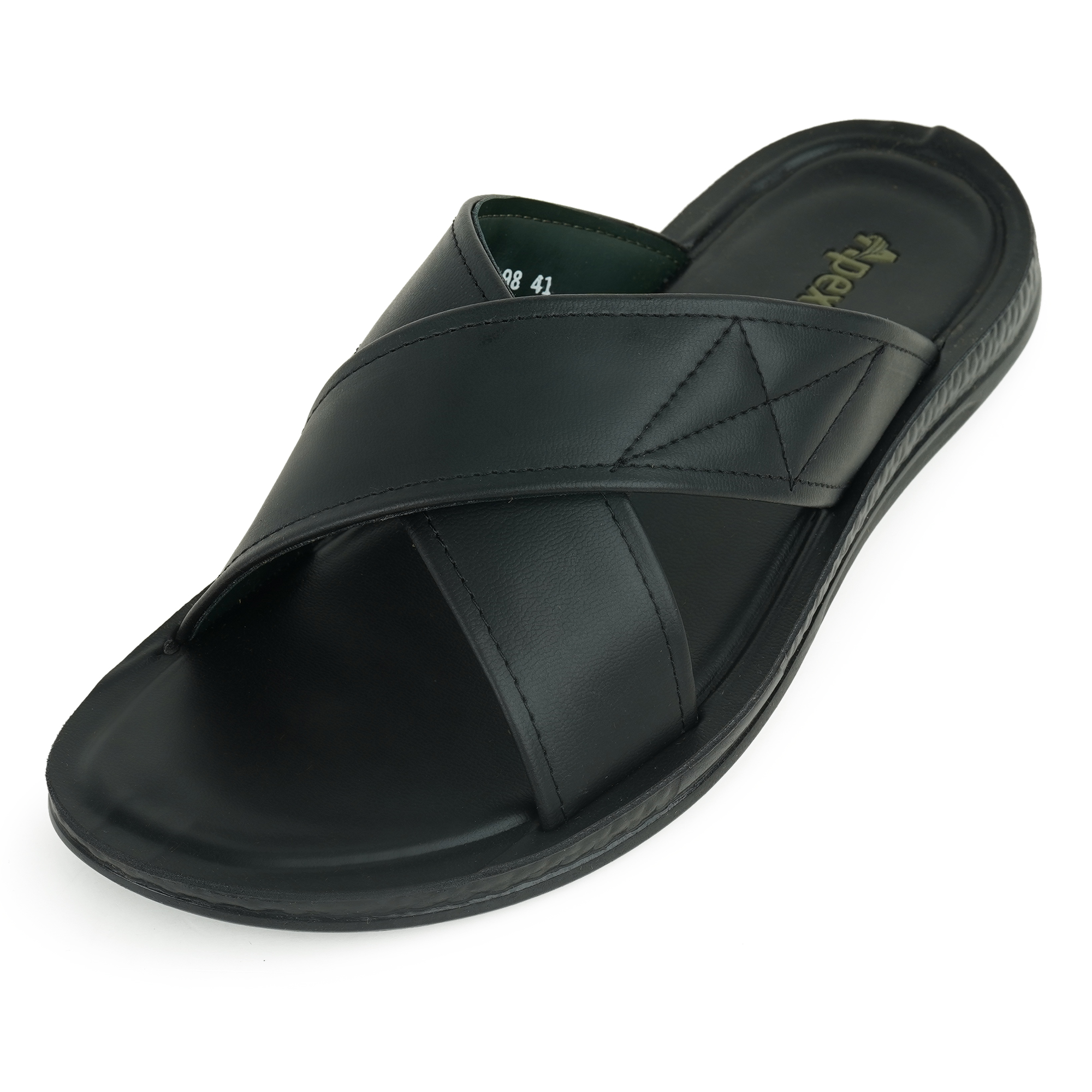 Picture of Apex Men's Cross Strap Sandal Black