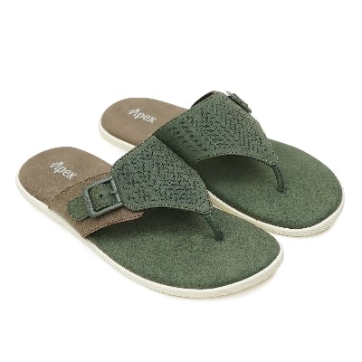 Picture of Apex Men's Thong Sandal Bottle green
