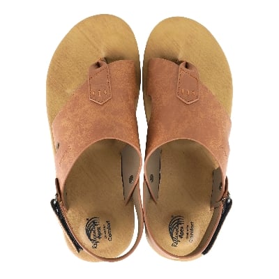 Picture of Dr. Mauch Men's Back Belt Sandal Brown