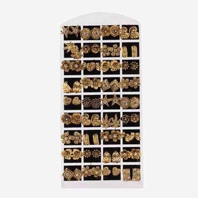 Picture of Fashion Ear Ring for women 24 pc set - Silver