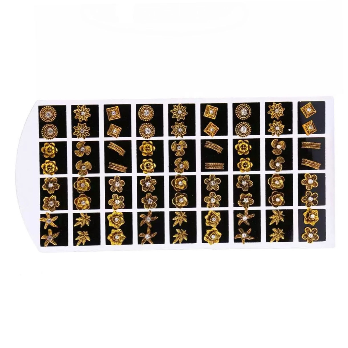 Picture of Fashion Ear Ring for women 12 pcs - Silver