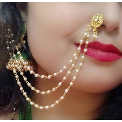 Picture of Wonderful Nose Noth For Women - White