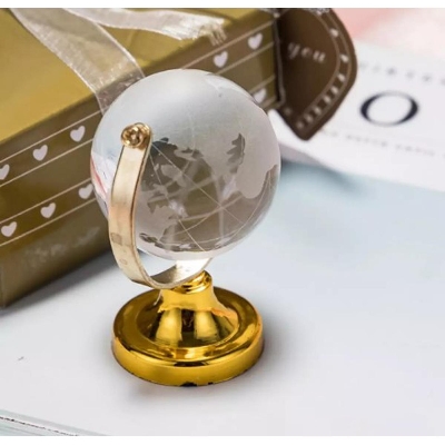 Picture of Golden Ocean World Globe Map With Swivel Stand Geography Educational Toy Gif - Gold