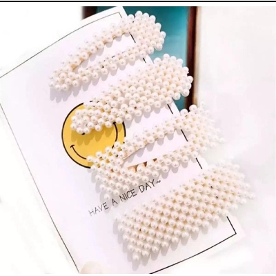 Picture of HAIR CLIP 4 Pcs - Off White
