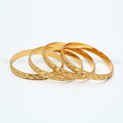 Picture of exclusives Bangles set for women = 2 pcs - Gold